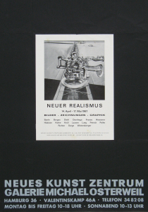 Dornhege, Hans-Georg - 1967 - Neues Kunstzentrum Galerie Michael Osterweil Hamburg (Neuer Realismus / Before the run I)
