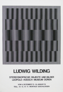 Wilding, Ludwig - 1975 - Leopold Hoesch Museum Düren (Stereokopische Objekte und Bilder)