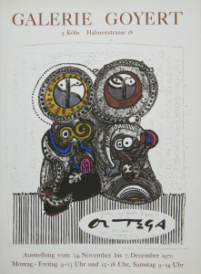Ortega, José - 1970 - Galerie Goyert Köln and Orangerie Verlag Köln
