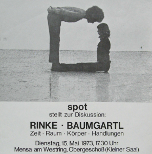Rinke, Klaus / Baumgartl, Monika - 1973 - Mensa am Westring Kiel (Zeit - Raum - Körper - Handlungen)
