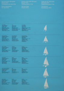 Aicher, Otl - 1972 - Olympische Spiele München (Segelwettbewerbe in Kiel)