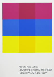 Lohse, Richard Paul - 1982 - Galerie Renée Ziegler Zürich