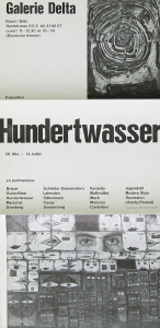 Hundertwasser, Friedensreich - 1960 - Galerie Delta Basel