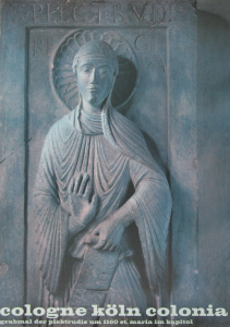 Fassbender, Joseph - 1966 - Cologne Municipal Tourist Office (cologne, köln, colonia - Tomb of St. Plectrudis)