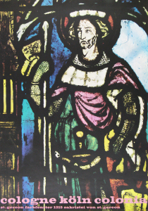 Fassbender, Joseph - 1966 - Cologne Municipal Tourist Office  (cologne, köln, colonia - St. Gereon Window)