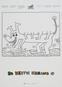 Haring, Keith - 1991 - Riding on the Dog