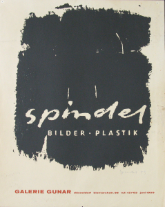 Spindel, Ferdinand - 1959 - Galerie Gunar Düsseldorf