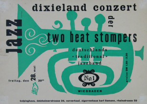 michel + kieser - 1954 - Kolpinghaus Wiesbaden (jazz dixieland conzert der two beat stompers)