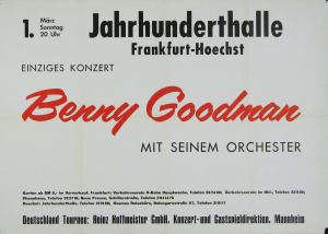 Anonym - 1971 - Jahrhunderthalle Frankfurt-Hoechst ( Benny Goodman mit seinem Orchester)