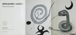 Calder, Alexander - 1971 - gimpel fils london (sculpture and gouaches - invitation)