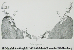 Schindehütte, Ali - 1967 - Galerie H. von der Höh Hamburg (Schnäpschen, Bierchen, Zigarettchen & so weiter)