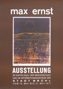 Ernst, Max - 1971 - Kapitelsaal der Berufsschule und Informationszentrum der Stadt Brühl (Le soleil. La ville entière)