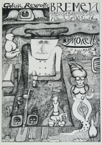 Morell, Pit - 1966 - Galerie Rewolle Bremen (Ein Sargträger aus W(eh))