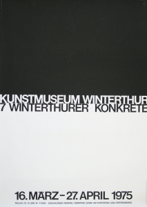 Müller-Brittnau, Willi - 1975 - Kunstmuseum Winterthur (7 Winterthurer Konkrete)