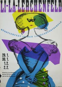 Wunderlich, Paul - 1960 - Künstlerfest in der Landeskunstschule Hamburg (Li-La Lerchenfeld)