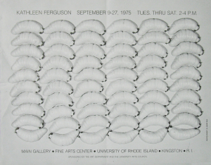 Ferguson-Huntington, Kathleen - 1975 - Main Gallery- Fine Arts Center- University of Rhode Island / Kingston