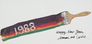 Arman - 1988 - Neujahrskarte / Happy New Year