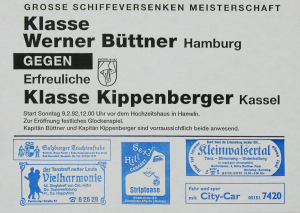 Kippenberger, Martin und Werner Büttner - 1992 - Hochzeitshaus Hameln (Klasse Werner Büttner, Hamburg gegen Erfreuliche Klasse Kippenberger, Kassel / Grosse Schiffeversenken Meisterschaft)