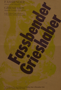 Fassbender, Joseph und Greishaber, HAP - 1961 - Galerie Seide Hannover