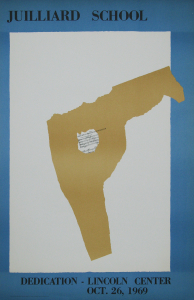 Motherwell, Robert - 1968 - Juilliard School / Dedication - Lincoln Center New York