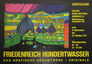 Hundertwasser, Friedensreich - 1971 - Galerie Hans Hoeppner Hamburg