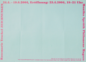 Trockel, Rosemarie - 2004 - Monika Sprüth Philomene Magers Köln