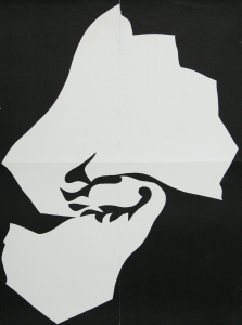 Youngerman, Jack - 1965 - Betty Parsons Gallery New York (Einladung / elegy for a guerilla)