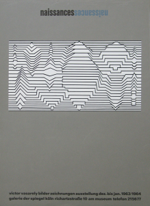 Vasarely, Victor - 1963 - Galerie Der Spiegel Köln  (Naissances)