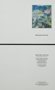 Schultze, Bernard - 1986 - Galerie Der Spiegel Köln (Bilder - Aquarelle - Zeichnungen)