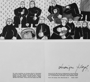 Filozof, Veronique - 1956 - Galerie Der Spiegel Köln (Einladung)