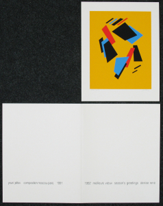 Jeltov, Youri - 1992 - Denise René Editeur (meilleurs voeux / seasons greetings)