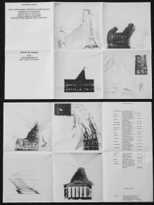 Wewerka, Stefan - 1971 - Galerie Der Spiegel Köln (wewerka paris)
