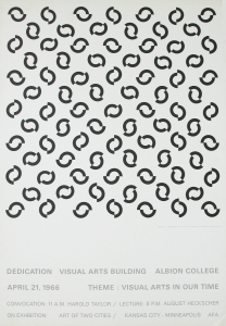 Riley, Bridget - 1966 - Dedication Visual Arts Building, Albion College