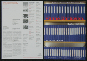 Darboven, Hanne - 2002 - Westfälisches Landesmuseum Münster (Bücher 1966-2002)