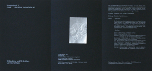 Mack, Heinz - 1978 - Hundertbuch II. Mack... daß Silber meine Farbe ist (Vorankündigung)