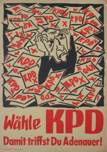 Anonym - 1949 - Wähle KPD / Damit triffst Du Adenauer !