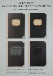 Beuys, Joseph - 1993 - Museum für Gegenwartskunst Basel / Akademie der Künste Berlin