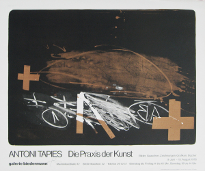 Tàpies, Antoni - 1976 - Galerie Biedermann München