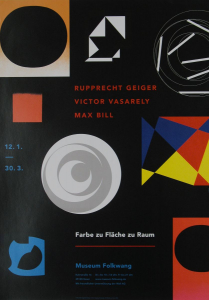 Geiger, Rupprecht - 2008 - Museum Folkwang Essen (Farbe zu Fläche zu Raum - Rupprecht Geiger, Victor Vasarely, Max Bill)