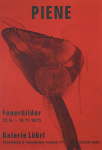 Piene, Otto - 1975 - Galerie Löhrl Willich (Feuerbilder)