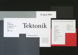 Ott, Nicolaus / Stein, Bernard - 1991 - Kongresszentrum Basel (Tektonik / Bau-Kunst heute?)