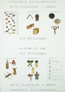 Schwegler, Fritz - 1999 - Kunsthalle Recklinghausen  (365 Öffnungen)