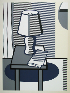 Lichtenstein, Roy - 1988 - Still Life with Table Lamp