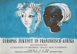 Ganeau, Francois - 1958 - Planten un Blomen Hamburg / Halle der Nation (Europas Zukunft in Französisch-Afrika)