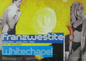 West, Franz - 2003 - Whitechapel London (Franzwestite)