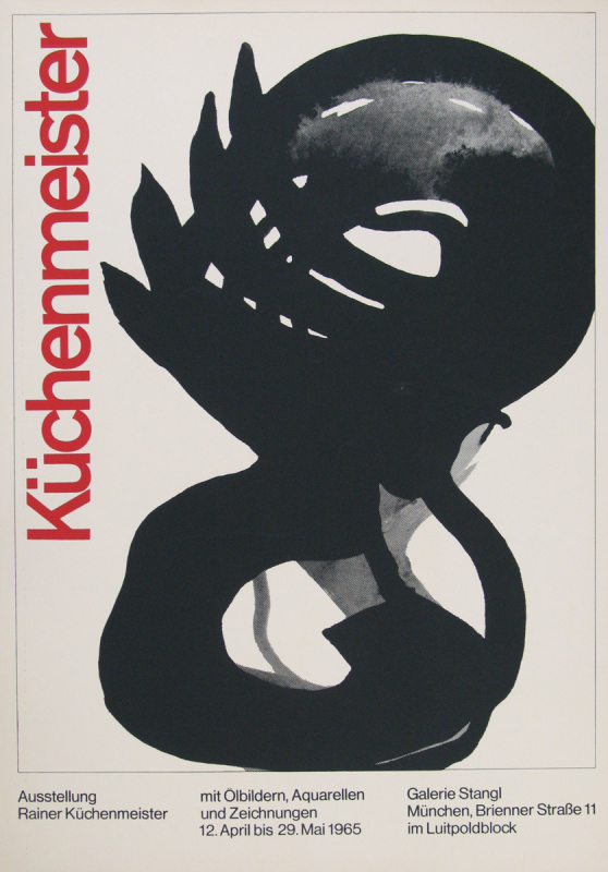 Küchenmeister, Rainer 1965 Galerie Stangl München