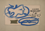 Braque, Georges - 1950 - Galerie Maeght (Profil à la palette)