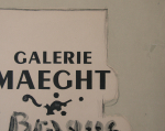 Braque, Georges - 1950 - Galerie Maeght (Profil à la palette)