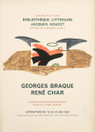Braque, Georges - 1963 - (Lettera amorosa - LAmitié)  Université de Paris - Bibliothèque Littéraire Jacques Doucet