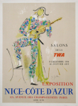 Cocteau, Jean - 1954 - Salons de la TWA (Nice - Cote dAzur)